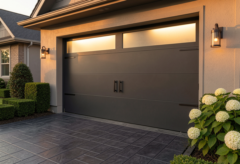 how to secure garage door